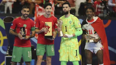 تتويج منتخب المغرب القاري بلقب كأس أمم أفريقيا لكرة الصالات في الرباط